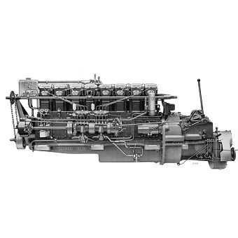 船内機 - 8L3B  - Gardner Marine Diesels - ディーゼル / 業務ボ－ト用 / メカニカル燃料噴射