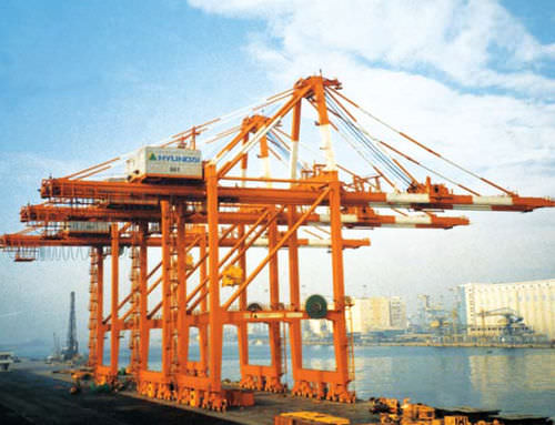 Post-Panamaxコンテナガントリークレーン - ARTICULATED BOOM TYPE - 50 LT - Hyundai Samho Crane Division