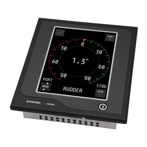海用インジケーター - AlphaTurn MFM - Alphatron Marine - 舵角 / NMEA データ / アナログ