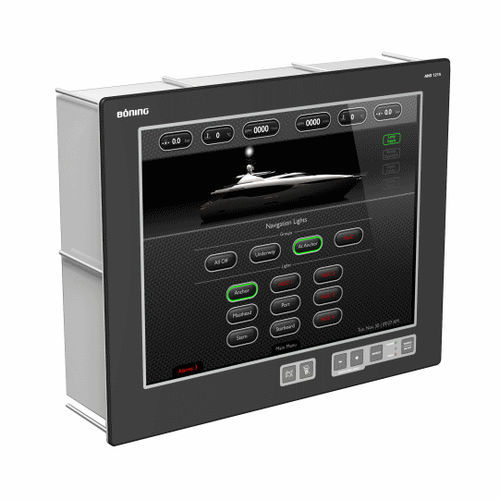 船用PCパネル - AHD 1215 F - Böning Automationstechnologie GmbH & Co. KG - ヨット用 / ビルトイン式 / タッチスクリーン