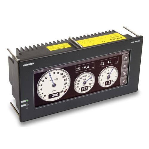船用スクリーン - AHD 880 E - Böning Automationstechnologie GmbH & Co. KG - ヨット用 / 制御 / エンジン用