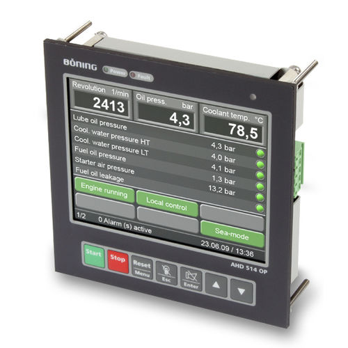 船用PCパネル - AHD 514 OP - Böning Automationstechnologie GmbH & Co. KG - ヨット用 / ビルトイン式 / コンパクト