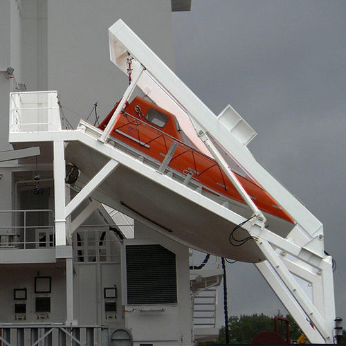 船用ダビット - D-FH - d-i davit international-hische GmbH - 自由落下式救命艇 / 油圧式