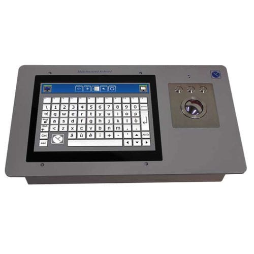 船用キーボード - Multifunctional  - GEM Elettronica - トラックボール付き