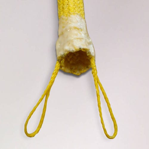 牽引ロープ - DEFENDER® - Lankhorst Ropes - シンプルな網目 / 船用 / 黄色