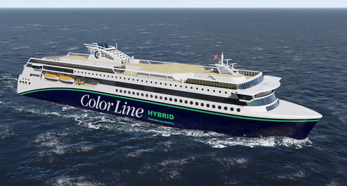Ro-Pax フェリーカーフェリー - COLOR HYBRID - ULSTEIN - ハイブリッド型