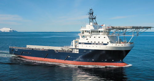 プラットフォームの供給 Psvオフショア支援船 Island Pioneer Ulstein