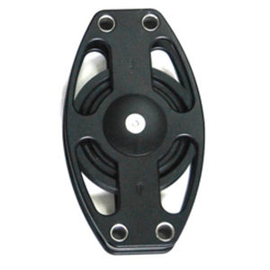 1つ滑車 - 1306 - Admiral Marine Equipment - チーク / ボールベアリング / 最大ロープ径：22 mm