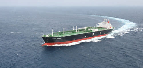 ブタンガス タンカー貨物船 - YUYO SPIRITS - MITSUBISHI HEAVY INDUSTRIES - Ship & Ocean