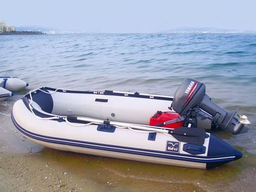 船外機インフレータブルボート - HSD series - Weihai Hifei Marine Co., Ltd - 折り畳み式 / 4人 / 6人