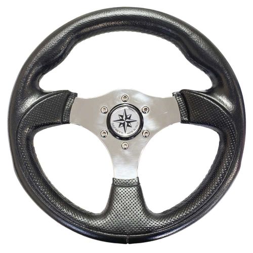 ステンレススチール製ステアリングハンドル - T12 series - SAVORETTI ARMANDO & C. s.n.c. - ポリウレタン被覆 / レース / スポーク数3