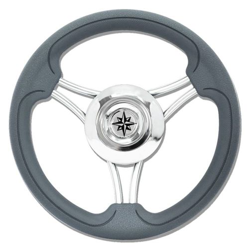 ステンレススチール製ステアリングハンドル - T22K series - SAVORETTI ARMANDO & C. s.n.c. - ポリウレタン被覆 / レース / スポーク数6