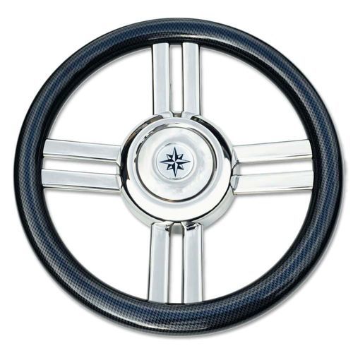 ステンレススチール製ステアリングハンドル - T24CF-CR series - SAVORETTI ARMANDO & C. s.n.c. - 木製 / カーボン / デザイン