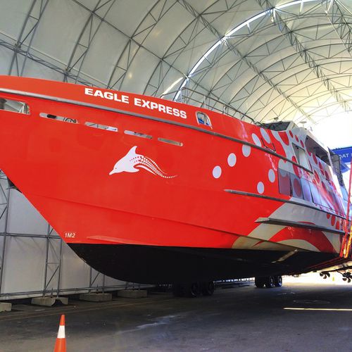 船舶臨時シェルター - MODULAR series - Yachtgarage - ボート修理