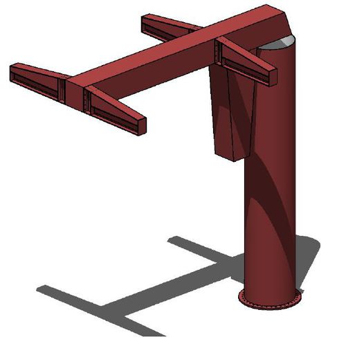 マリーナ用クレーン - SCHILSTRA BOATLIFT SYSTEMS - スイング式ジブ クレーン
