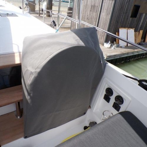 船舶用保護カバー - Nautitech 44 Open - TTOP Nautic - コンソール用 / PVC / グレー
