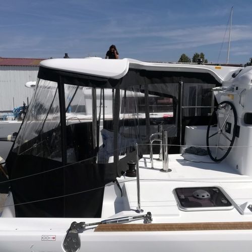 モーターボート用コックピットエンクロージャ - Lagoon 40 - TTOP Nautic - 双胴船(カタマラン)用 / Lagoon用