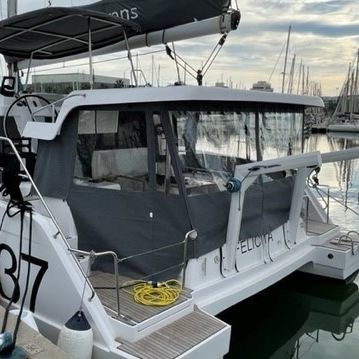 モーターボート用コックピットエンクロージャ - Aventura 37 - TTOP Nautic - ヨット用 / 双胴船(カタマラン)用 / Aventura Catamarans用