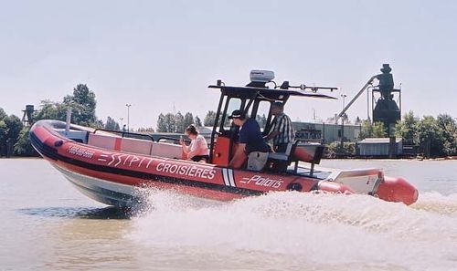 客船業務用ボート - PRH 840 - Polaris boat - 船外機 / ガラス繊維 / アルミニウム