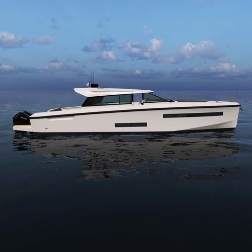 船内機エクスプレスクルーザー - 48 coupé - Delta POwerboats - 船外機 / ツインエンジン / ハードトップ