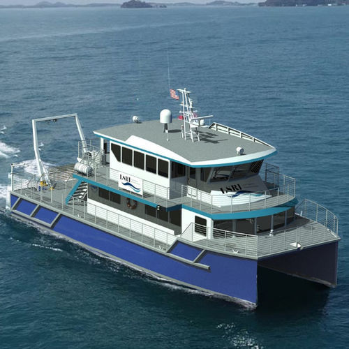 科学調査船業務用ボート - IC22018 - Incat Crowther - カタマラン / 船内機 / アルミニウム