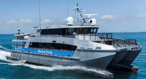 監視船業務用ボート - Reef Resilience - Incat Crowther - カタマラン / 船内機 / アルミニウム