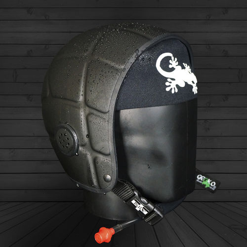 水上スポーツ用ヘルメット - Surf in Matt Black - Gecko Headgear - 大人用