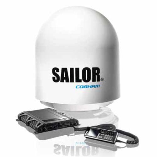通信システムインマルサット - SAILOR 500  - Cobham - 船用 / FleetBroadband