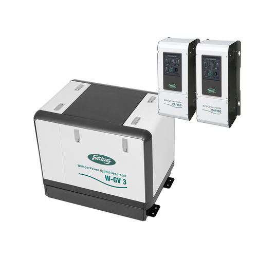 ディーゼル発電機セット - W-GV 3 MOBILE - WhisperPower - ボート用 / 交流器付