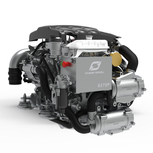 ウォータージェット船内機 - S270J - Hyundai SeasAll   - ディーゼル / クルージング用 / 可変容量ターボ