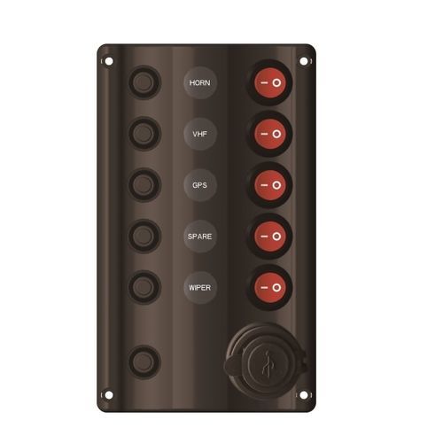 ボート用電子ボード - 10226-BKU - AAA WORLD-WIDE ENTERPRISES LTD. - USBポート付き