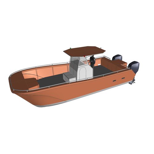 カタマランセンターコンソールボ－ト - RIDER CS 28 - RIDER MARINE - 船外機 / ツインエンジン / センターコンソール