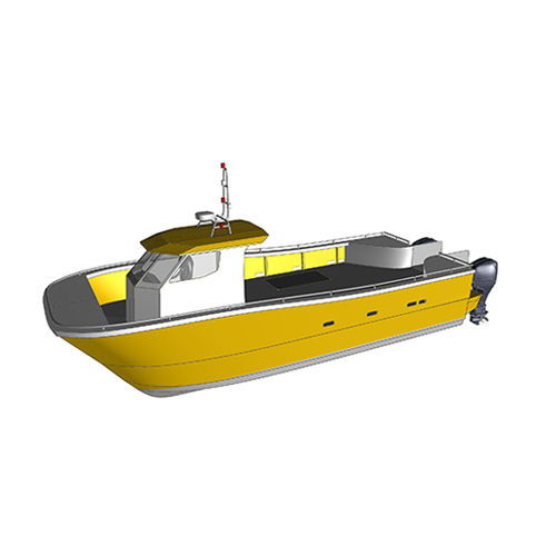 水上バス業務用ボート - RIDER CS33  - RIDER MARINE - 多目的漁船 / カタマラン / 船外機