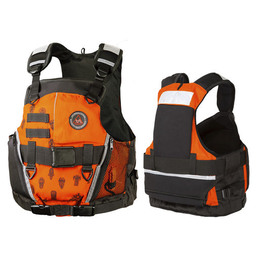 カヌー及びカヤック用浮力補助具 - PROTECTIVE TRAPER - Aquarius - 男性用 / ネオプレン製 / オレンジ