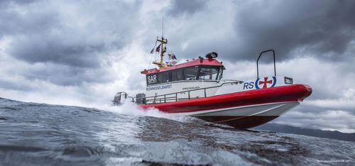 監視船業務用ボート - HB 1211 SAR - HUKKELBERG BOATS - 捜索救助船 / 救急ボート / インボードウォータージェット