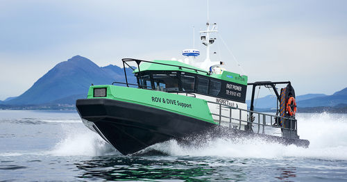 救助船業務用ボート - HB 1411 LDC - HUKKELBERG BOATS - 作業船 / 潜水サポート船 / サービス船
