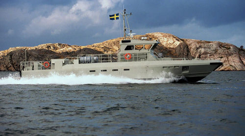 船内機業務用ボート - 24 M - Swede Ship Marine AB - アルミニウム / 水陸両用