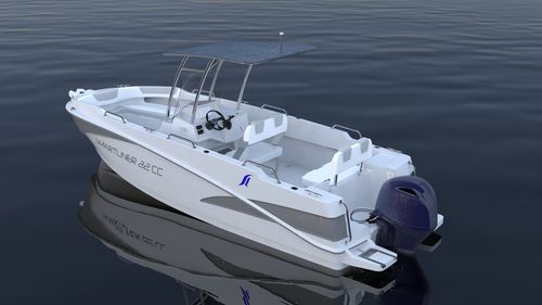 船外機センターコンソールボ－ト - CC22 - SMARTLINER - センターコンソール / スポーツフィッシング / グラスファイバー