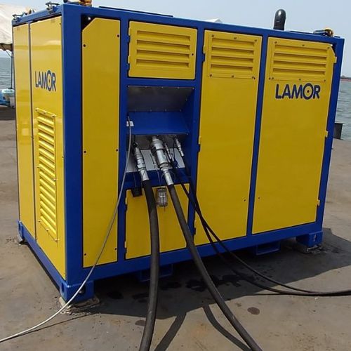 非汚染船油圧ユニット - LPP 200 - LAMOR - ターミナルおよび港用 / オイルスキマー用 / 電動