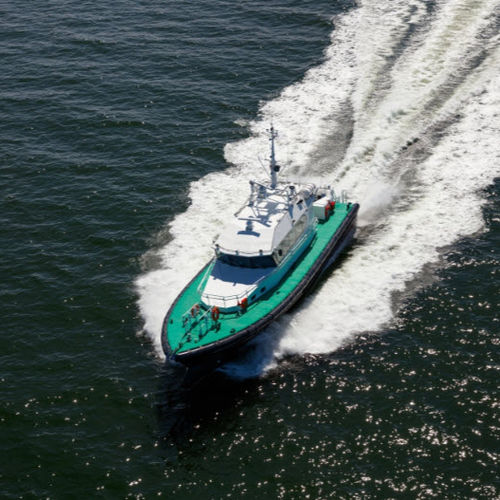 監視船業務用ボート - ZEELEEUW - Baltic Workboats AS - 船内機 / アルミニウム / 自動復元