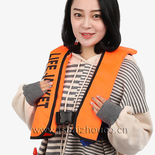膨張式救命胴衣 - irtsde tube - Jiangsu Baizhou Safety Technology Co,.ltd. - 手動式 / 150 N / ユニセックス