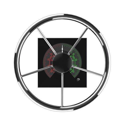 ステンレススチール製ステアリングハンドル - WLF-150 series - Ningbo Shanbei Technology Co.,Ltd - ポリウレタン被覆 / アルミニウム / デザイン