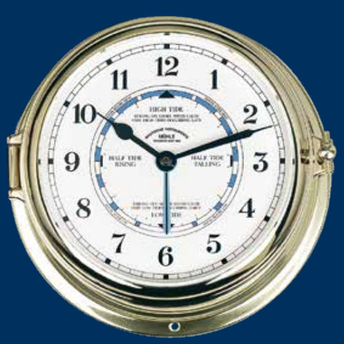 真ちゅう製時計 - MS-51-03-180-ME - Mühle-Glashütte GmbH nautische Instrumente und Feinmechanik - 潮インジケーター
