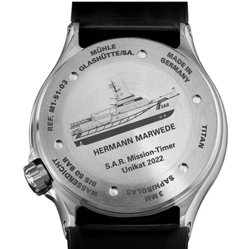男性用ナビゲーションウォッチ - S.A.R. MISSION - Mühle-Glashütte GmbH nautische Instrumente und Feinmechanik