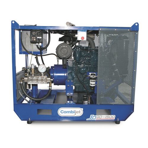 造船所用高圧クリーナー - JD90-1500/55 - Combijet - スキッドマウント型 / ディーゼルエンジン / 空気駆動