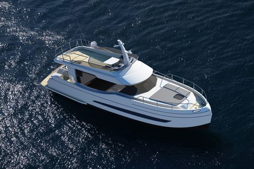 船内機エクスプレスクルーザー - GreeNaval 50 - Naval Yachts - ハイブリッド型 / ツインエンジン / アルミニウム