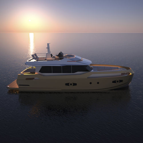 クルージングモーターヨット - GreeNaval 60 - Naval Yachts - トロール船 / フライブリッジ / ハイブリッド型