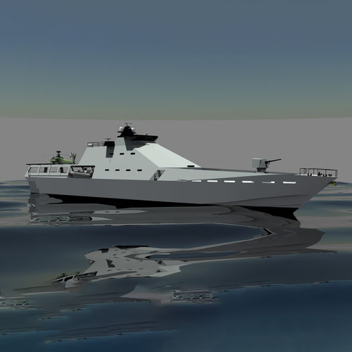 オフショア監視専用船 - 7000 - 6000 OPS - ARESA SHIPYARD - スチール製 / 沿岸