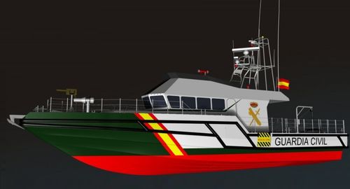 監視船業務用ボート - GUARDIA CIVIL - Drassanes Dalmau, S.A - 船内機