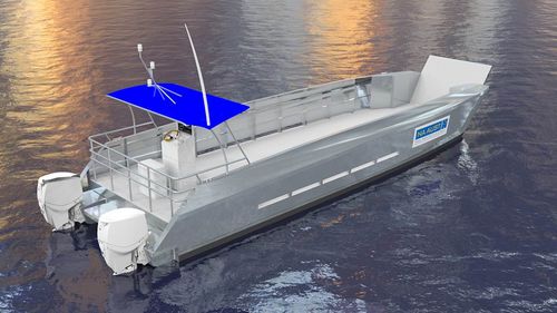 作業用平底船業務用ボート - Gold Coast Ships Australia - 船外機 / アルミニウム